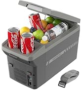 Upstreman 8 Litres Glacière Électrique avec Sangle, 12 V, Refroidit et Chauffe, Glacière Électriq...