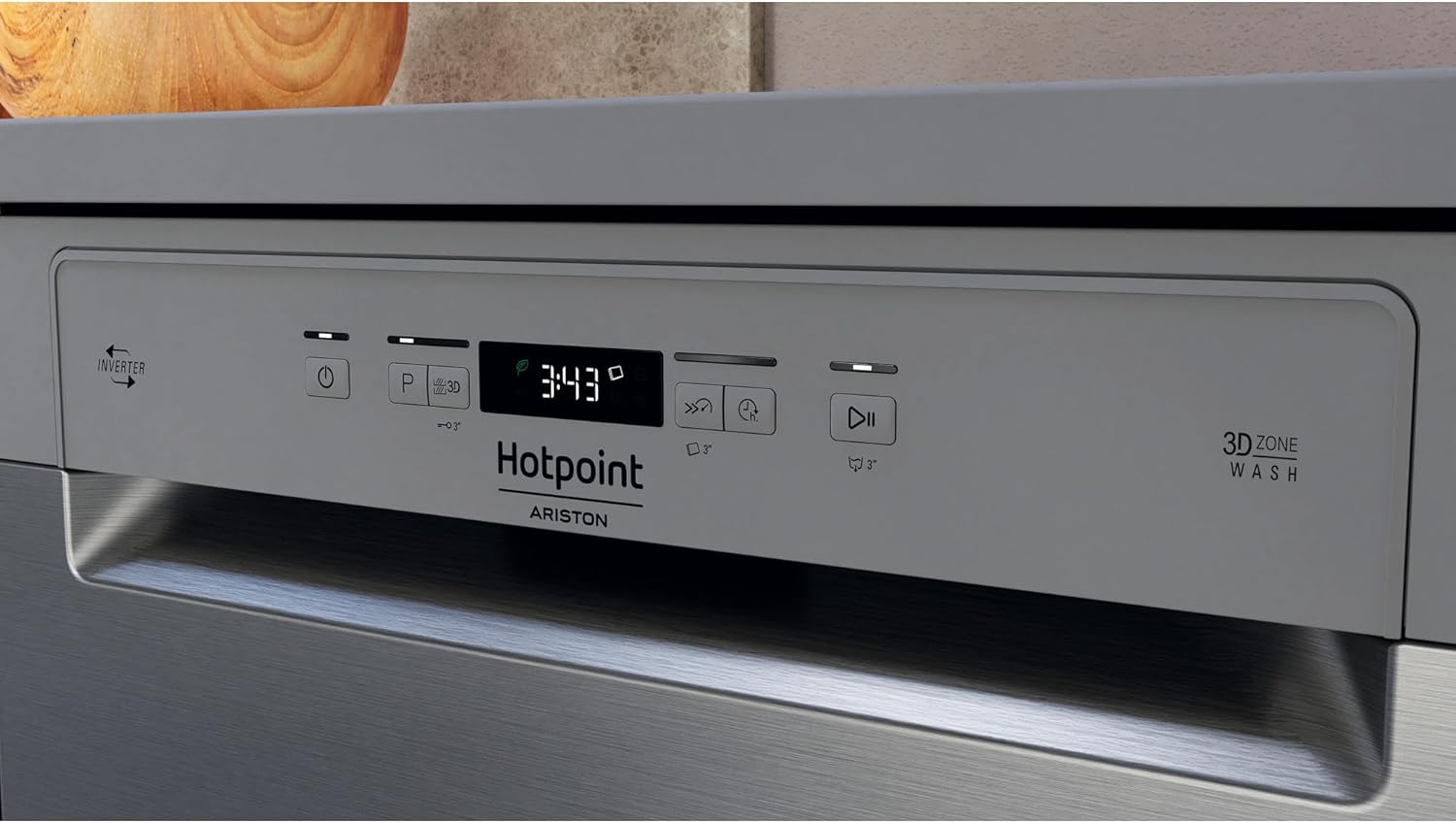 Hotpoint - Lave-vaisselle Série HFC - Inox - 60 cm - 3C41 CW X