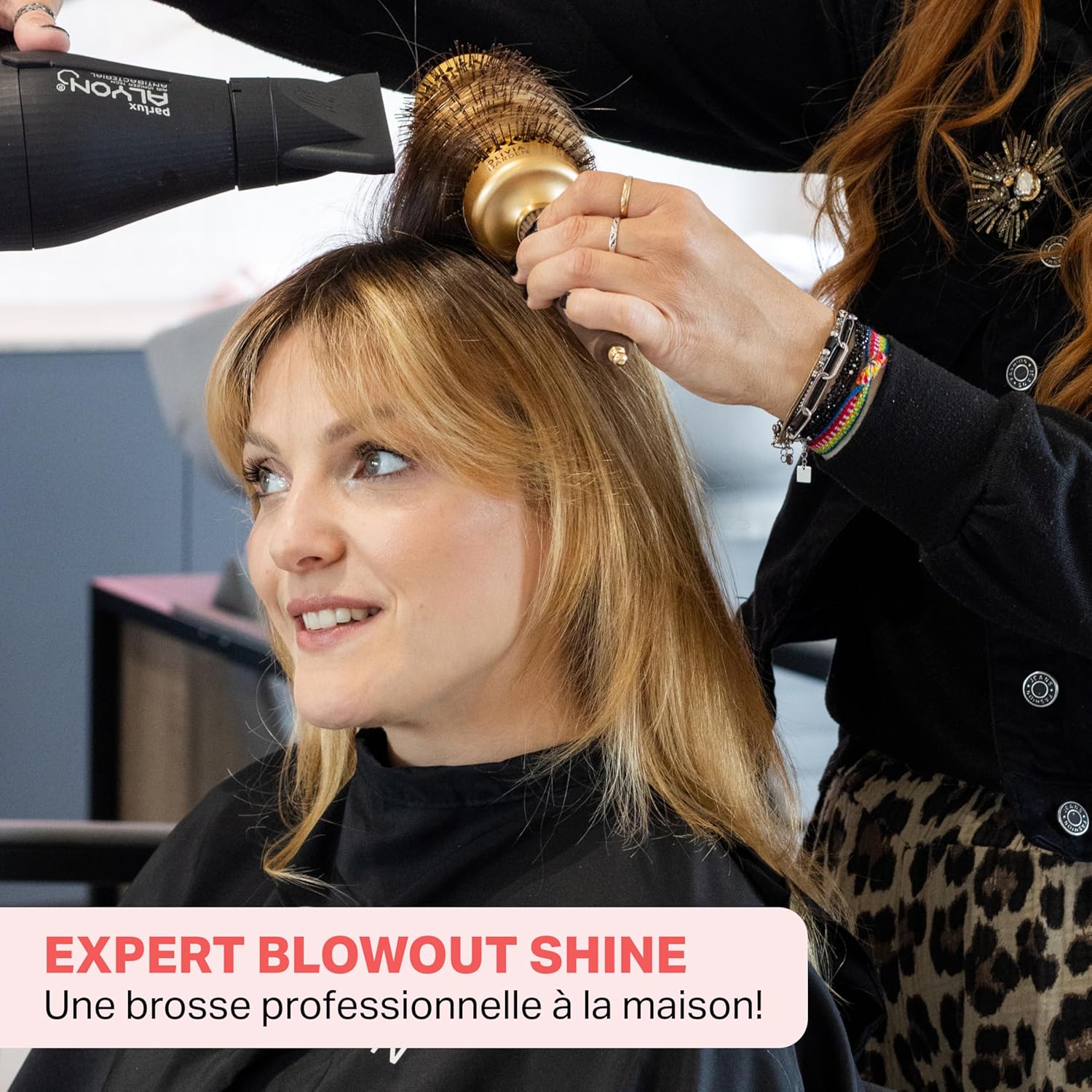 Olivia Garden - Expert Blowout Shine - ronde céramique antistatique - brushing sans frisottis