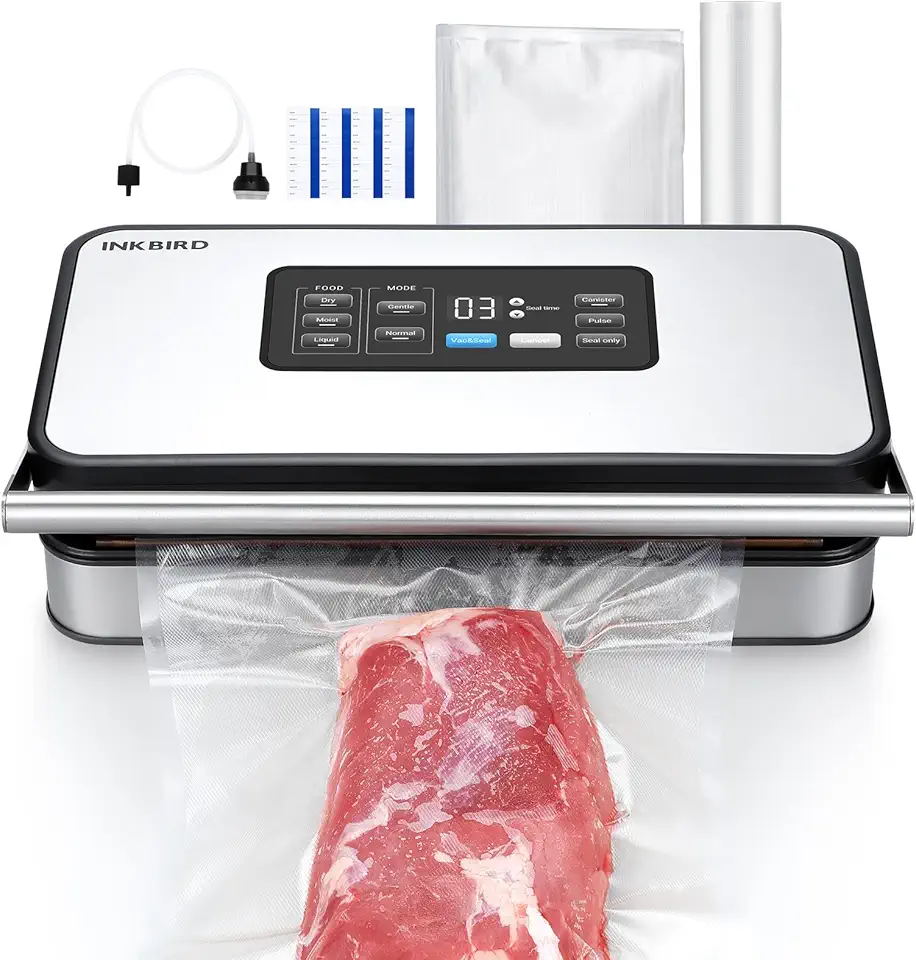 INKBIRD - Machine sous vide pro 20L/min, 160W, modes humides/sec