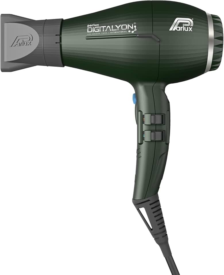 Parlux - Digitalyon série - léger, puissant, anthracite, ionique