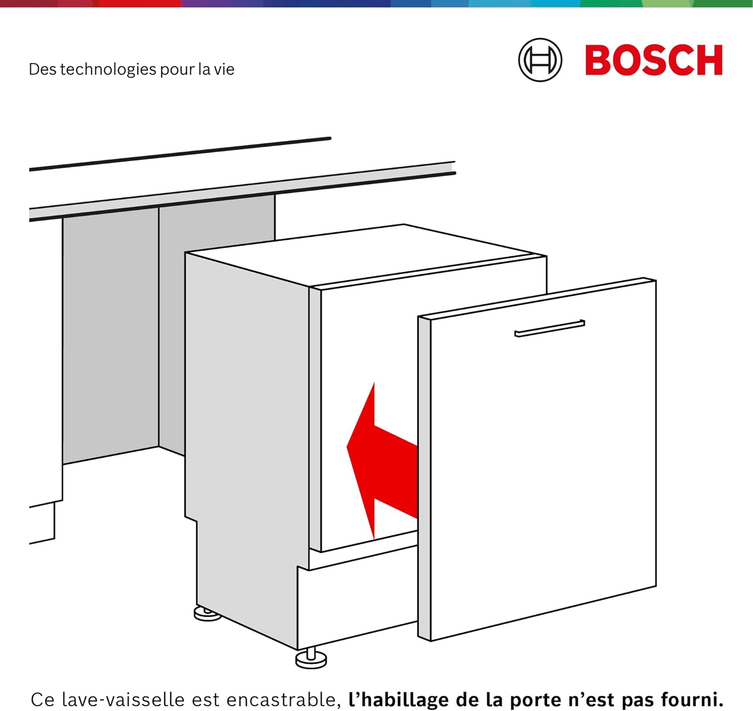 Bosch - lave-vaisselle Série 2 - 45cm - 10 couverts, Home Connect, SPV2HKX42E