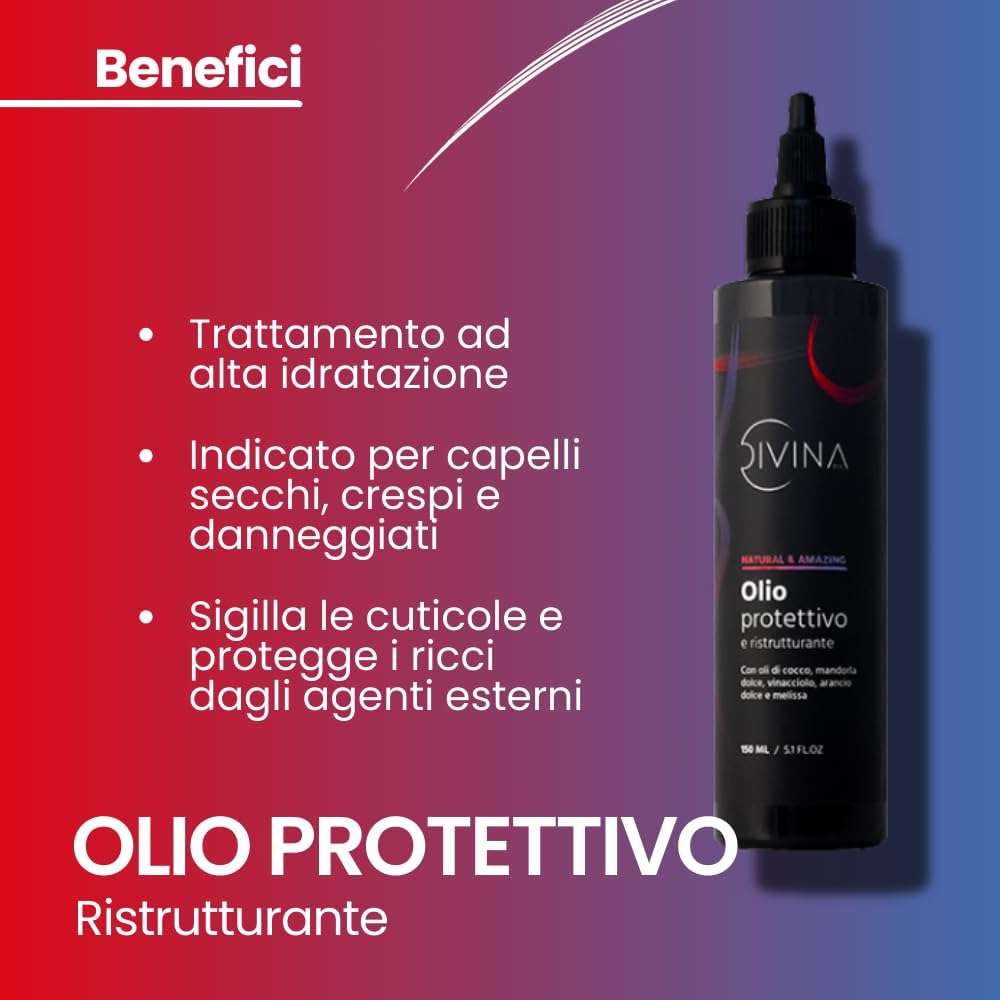 DIVINA BLK - Natural&Amazing - soin hydratant cheveux bouclés, éclaircissant