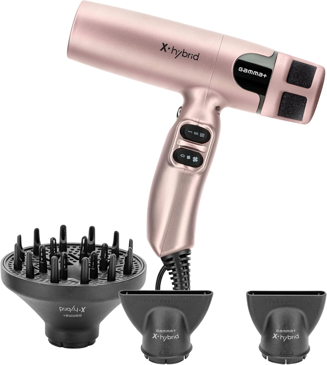 Gamma+ - X-Hybrid - 300g - sèche-cheveux ionique, moteur 100.000 Rpm
