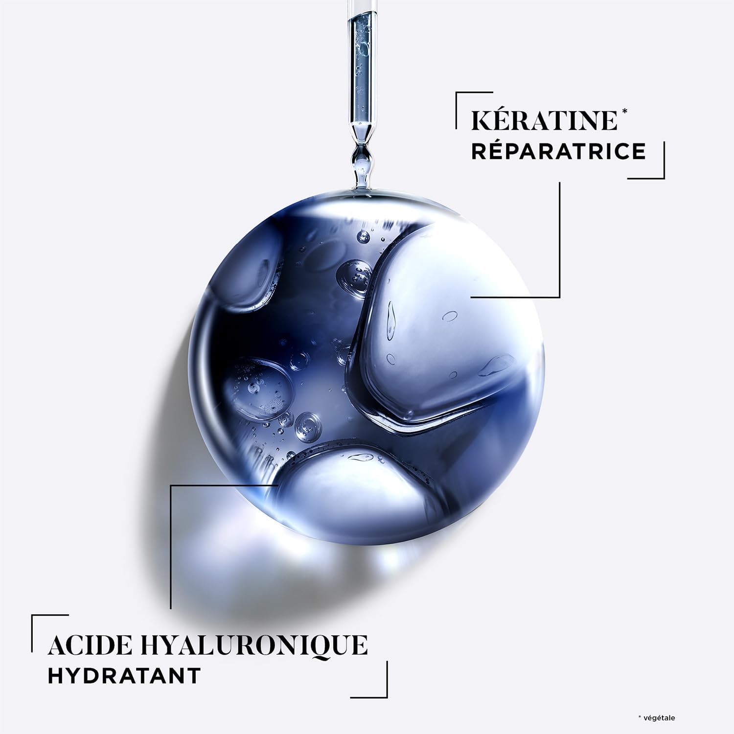DESSANGE - Shampoing Réparateur Keratine Morphose - 2x280ml - Sans sulfates, kératine végétale, acide hyaluronique