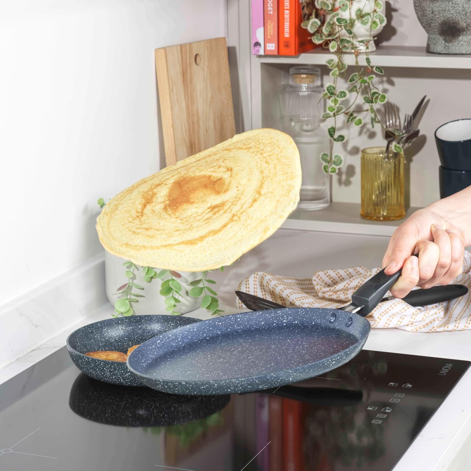 Russell Hobbs - Nightfall Stone - 25cm - crêpière antiadhésive induction lave-vaisselle RH03409EU7