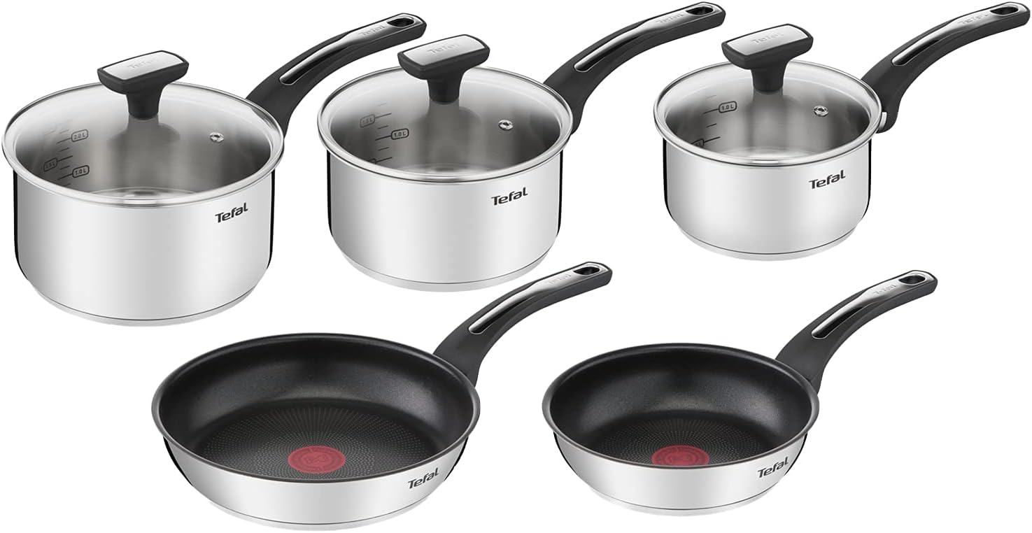 Tefal - Emotion batterie de cuisine - 5 pièces inox induction - E300S544