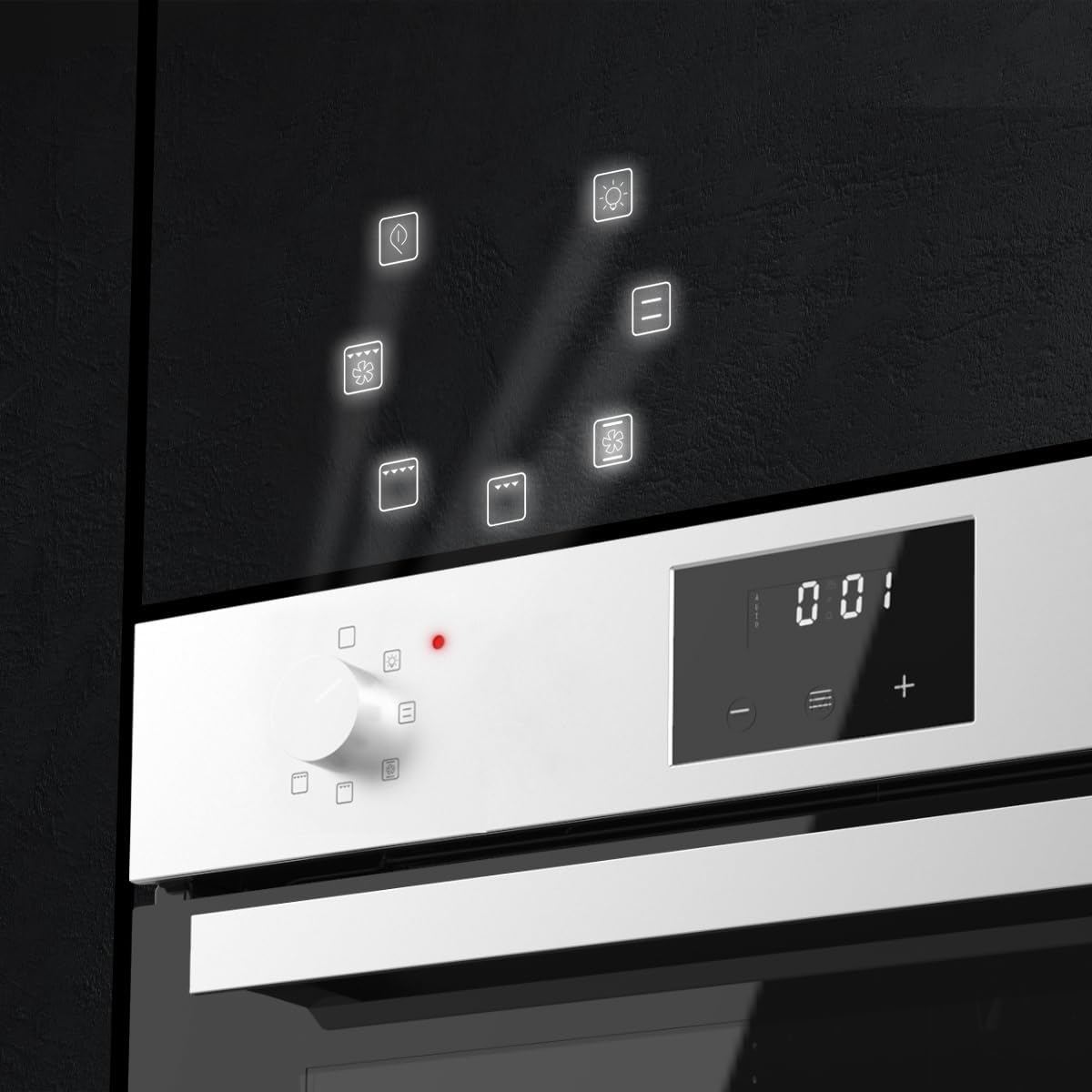 Cecotec - Four intégrable multifonctions 70L, 2800W, 7 modes, classe A, M226001