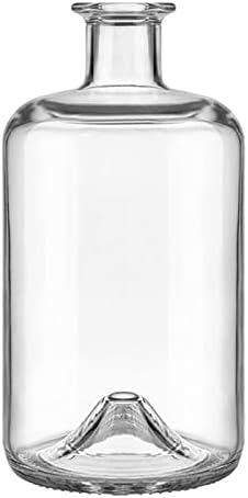 Bouteilles en verre - lot de 4 - 1000 ml - formats variés, usage pharmacie