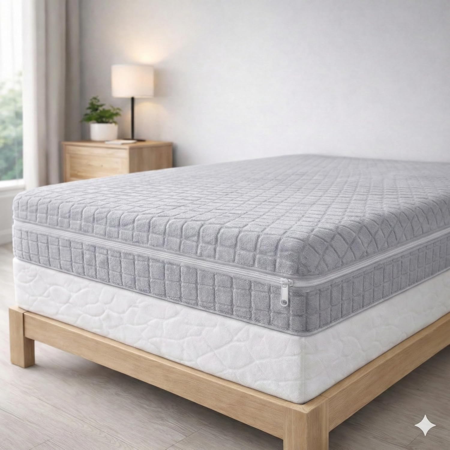 Degrees Home - Teide - 140 cm - housse matelas zippée, anti-acariens, confortable