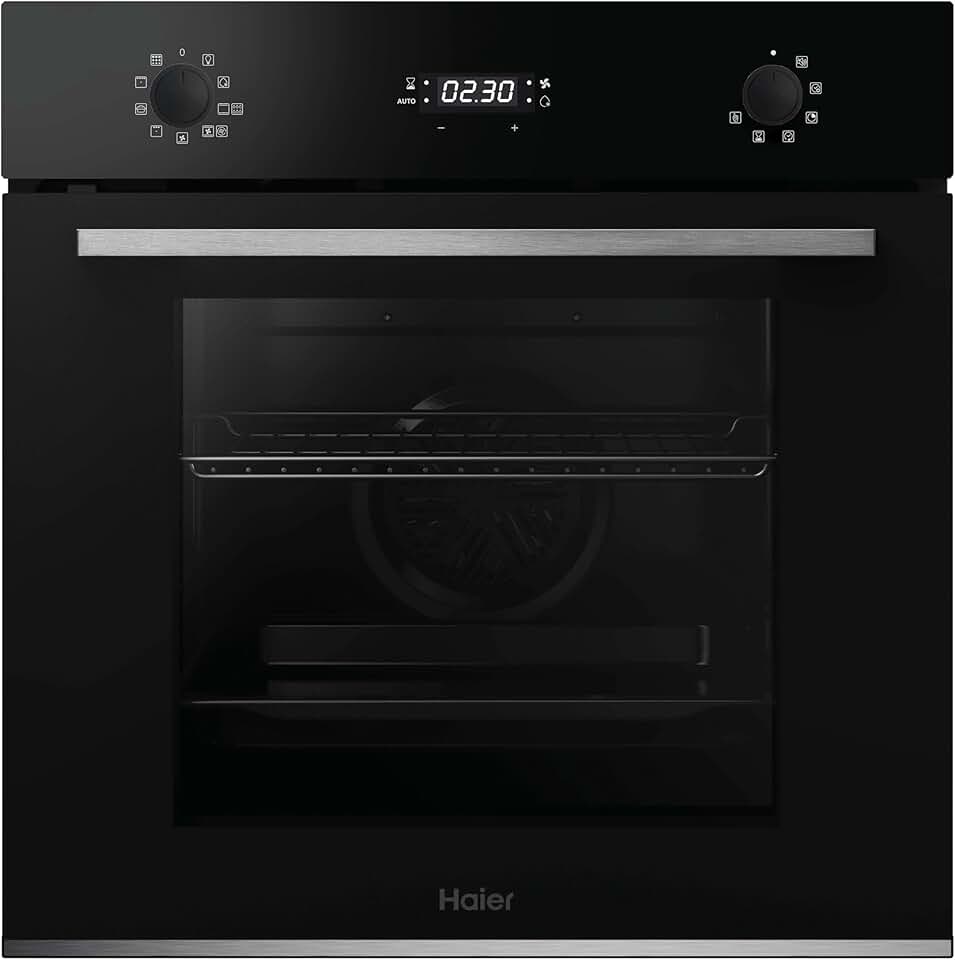 Haier - Four multifonction Série 2, 70L, pyrolyse, Airfry, HWOS2BFA2P5A