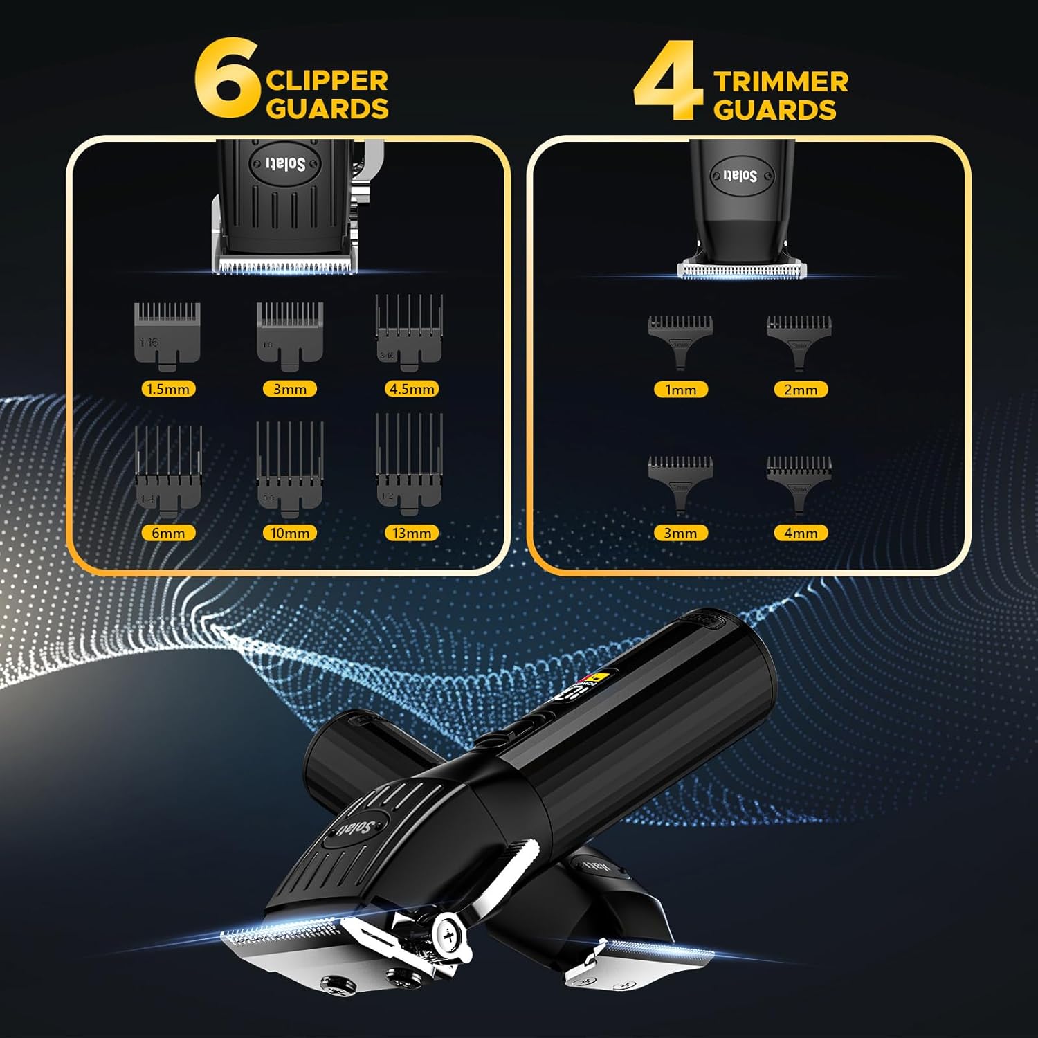 Tondeuse cheveux homme - coupe précise - kit pro, barbe et contour