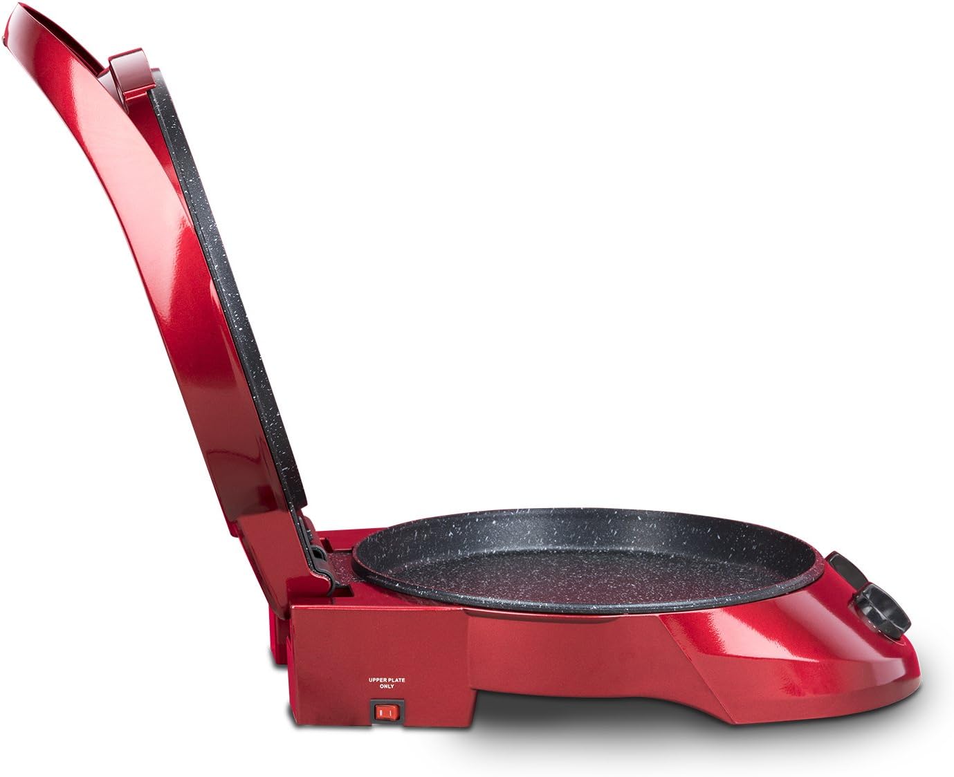 H.Koenig - Tart Maker TRT180 - 9 moules - multifonction, thermostat réglable, plaques grill, ouverture 105-180° - TRT180