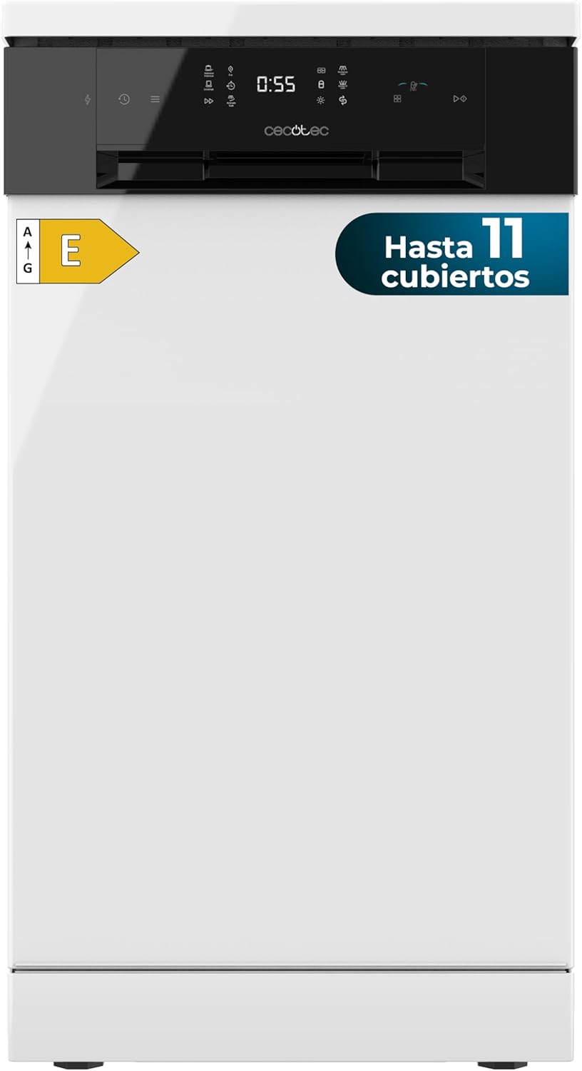 Cecotec - Bolero Aguazero 4201 - 45 cm - 11 couverts, 6 programmes, départ différé, AquaStop