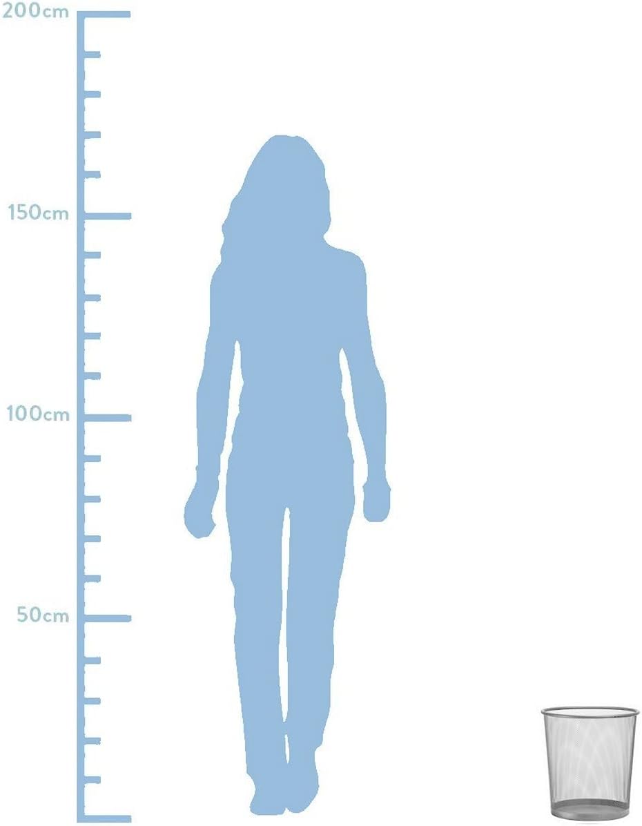 D.RECT - corbeille à papier treillis métal 12L 266x218x280mm