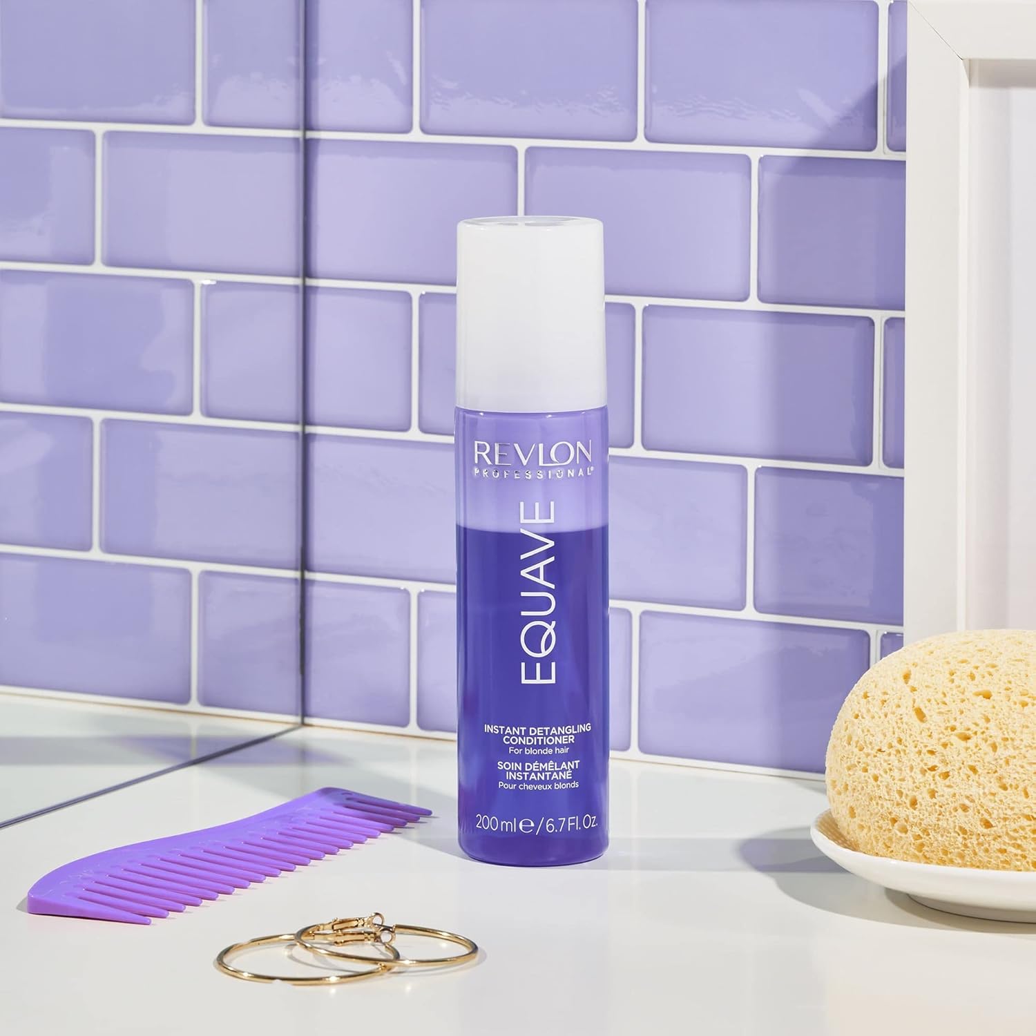 Revlon - Equave Soin Bi-Phase 200ml - Démêlant anti-reflets jaunes