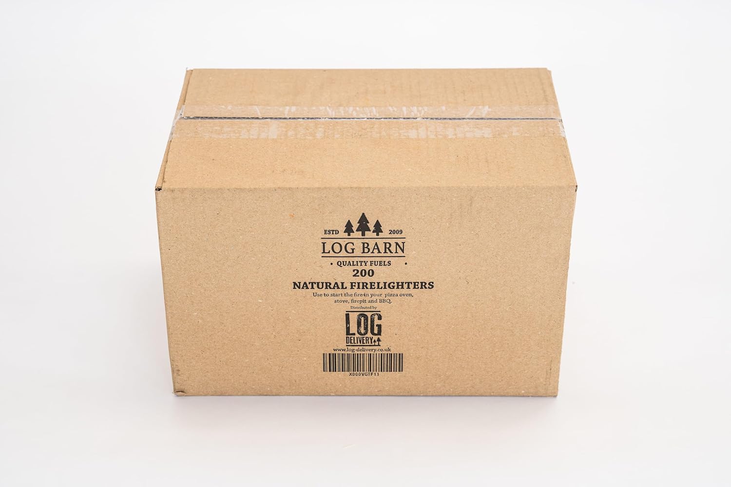 Log Barn - Allume-feu Naturel - boîte 200pcs - Bois écologique