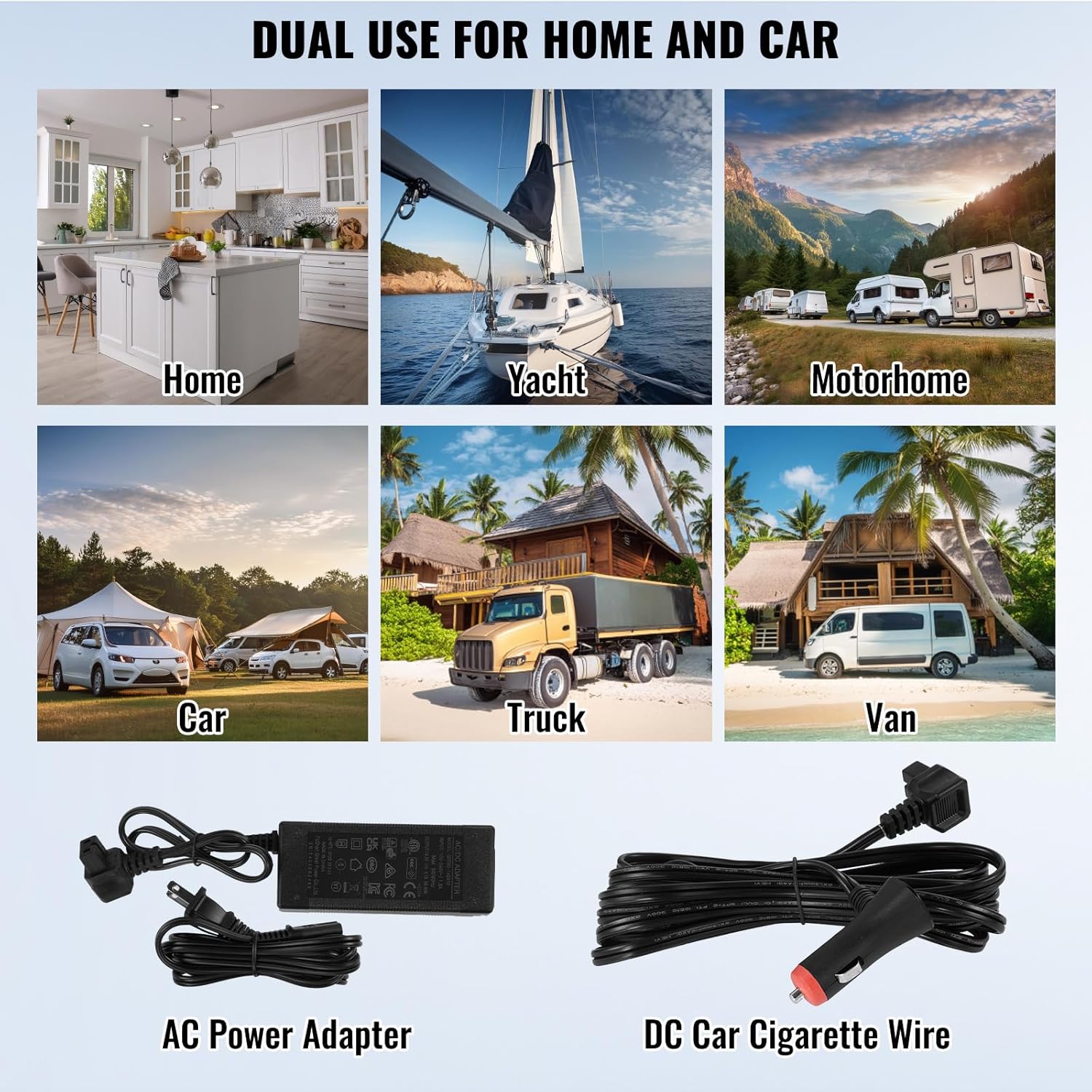 VEVOR - Glacière à compression 35L - température -20°C/20°C - fonction fabrication glace