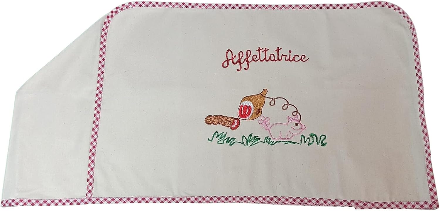 Trama Toscana - Housse trancheuse grand modèle, rouge, protection robuste