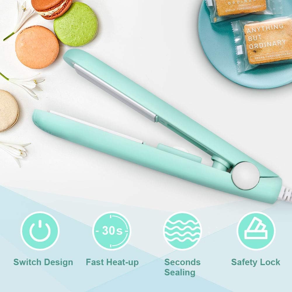 Mini scellant thermique portable - feuille chauffante - compact - conservation alimentaire étanche