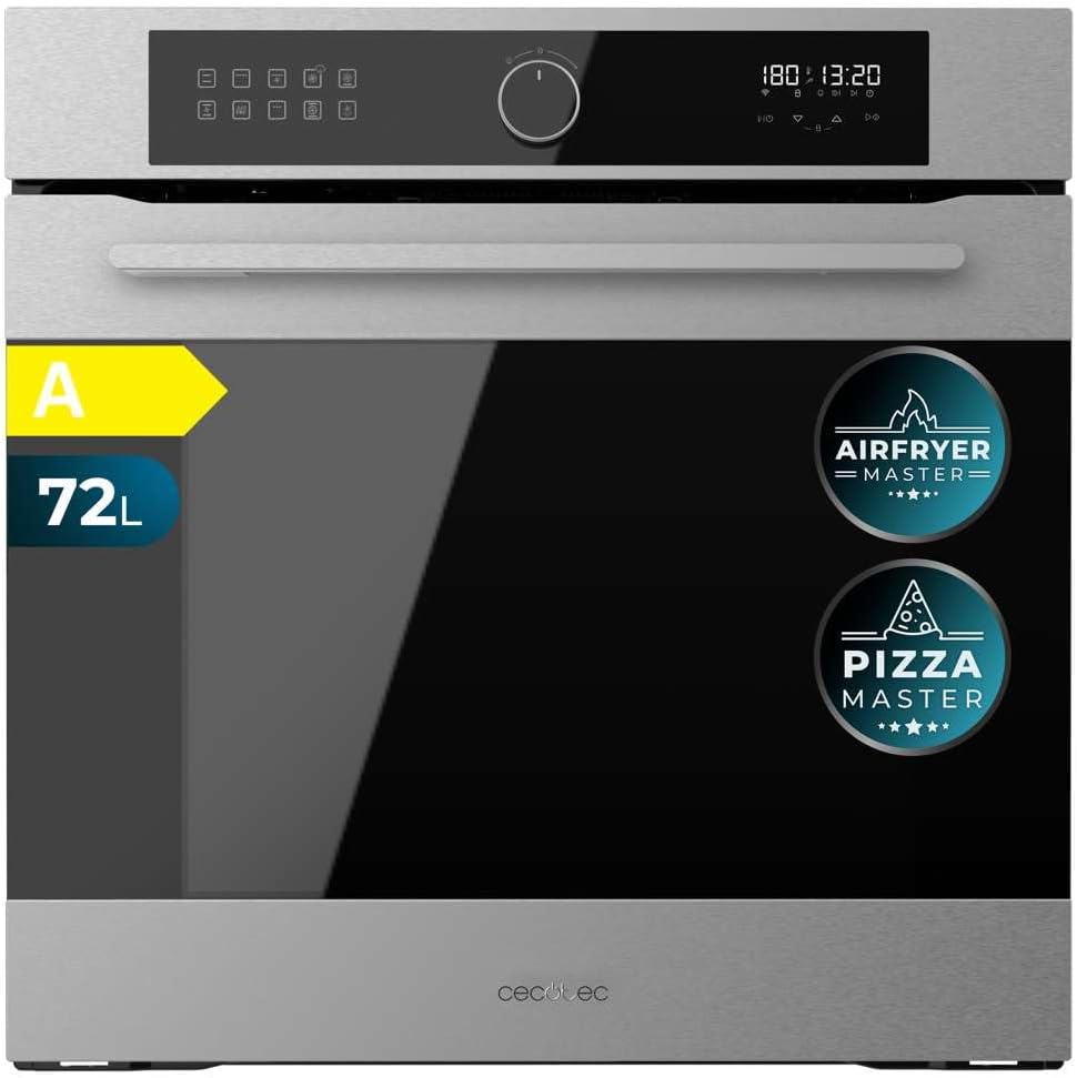 Cecotec - Four encastrable Bolero 60 cm multifonction, 72L, Airfryer, AF316000