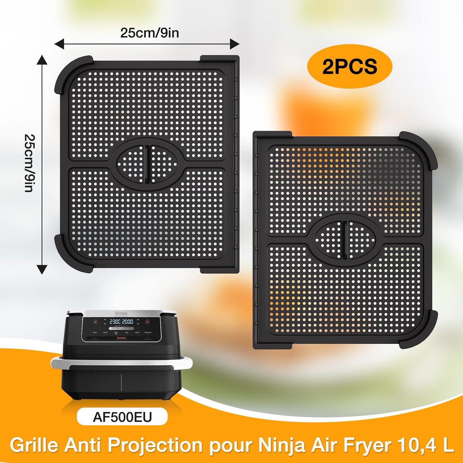 Grille anti projection pour friteuse à air, protection, 10.4L, AF500EU