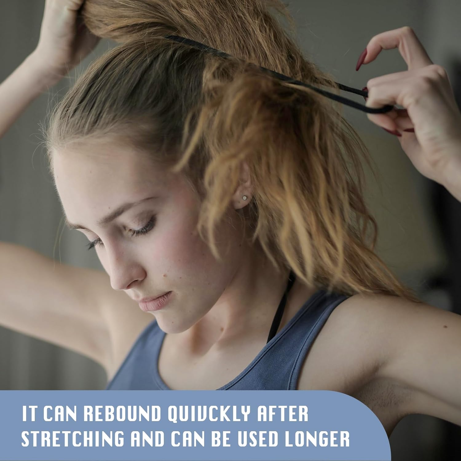 Elastique cheveux - lot 20 pièces - noir - accessoires coiffure, petit format