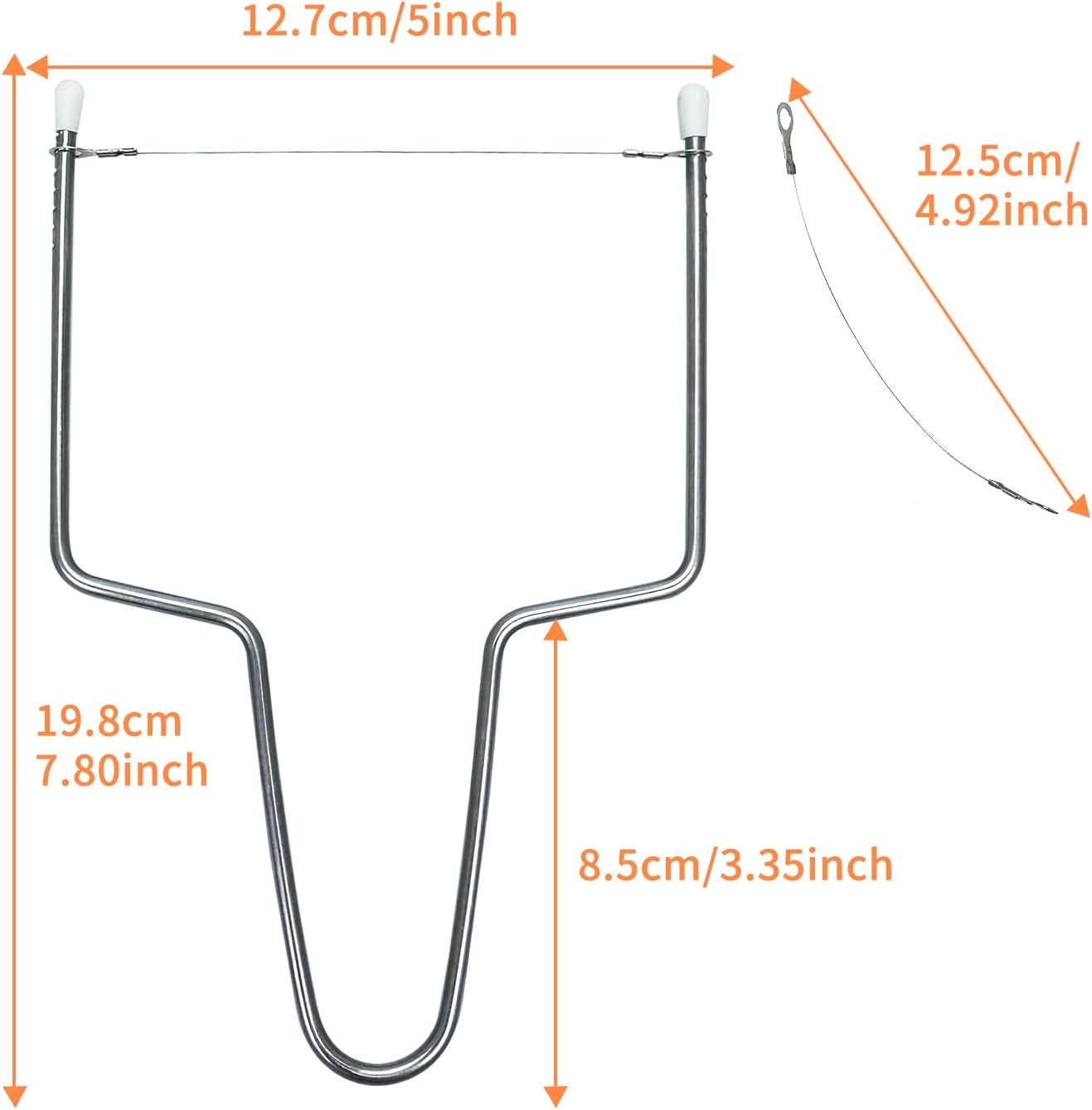 Coupe-fromages en inox - lot de 2 - lames fines et robustes