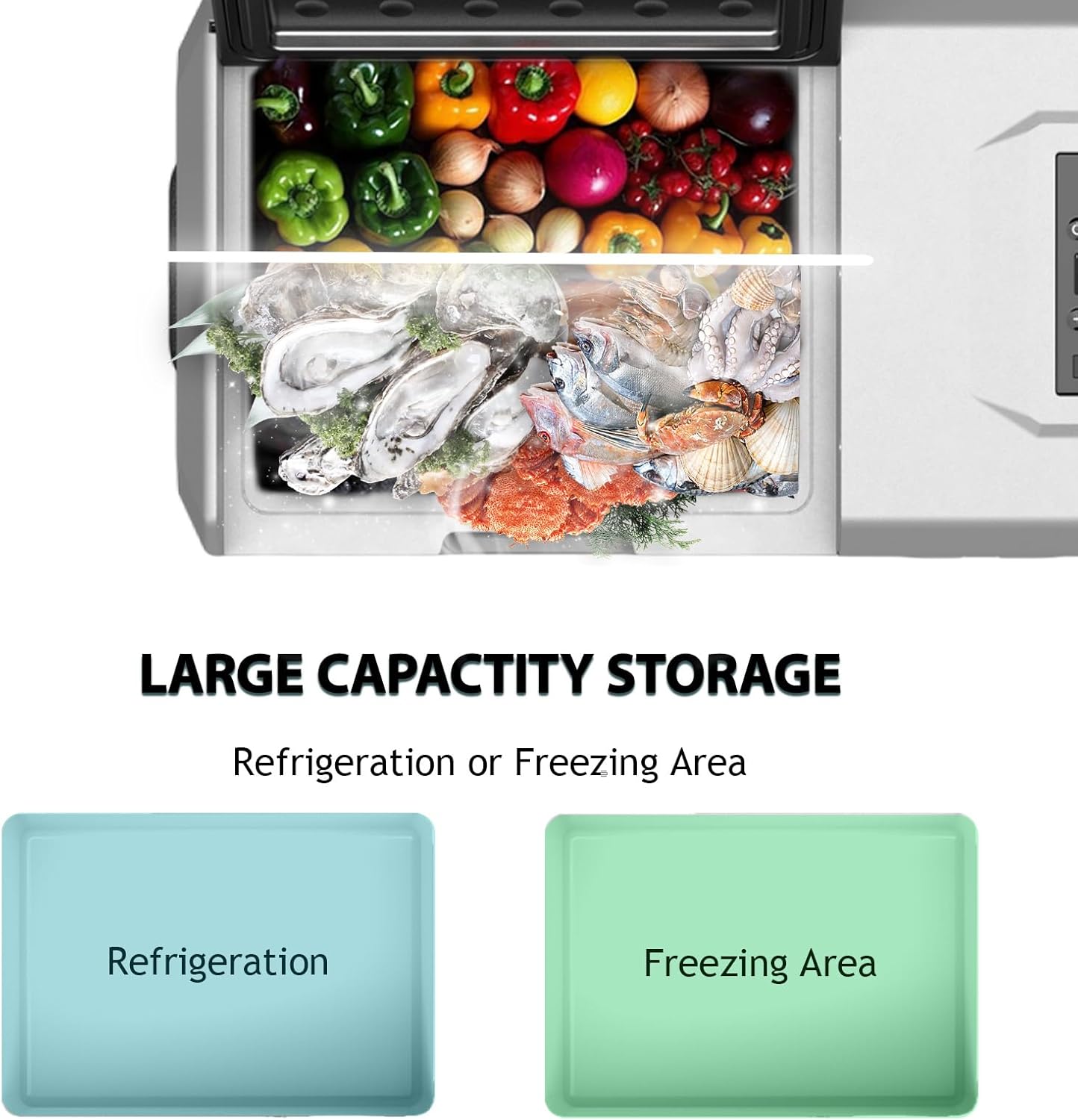 Alpicool - ECX30 - 30L - Frigo portable, congélateur, -20°C à 20°C, rechargeable - ECX30