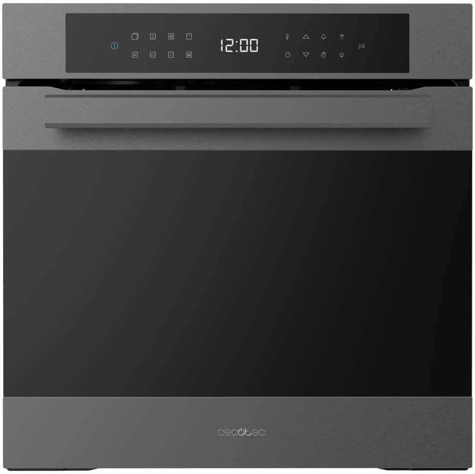Cecotec - Four encastrable 60cm, 81L, pyrolyse, airfryer, P506000