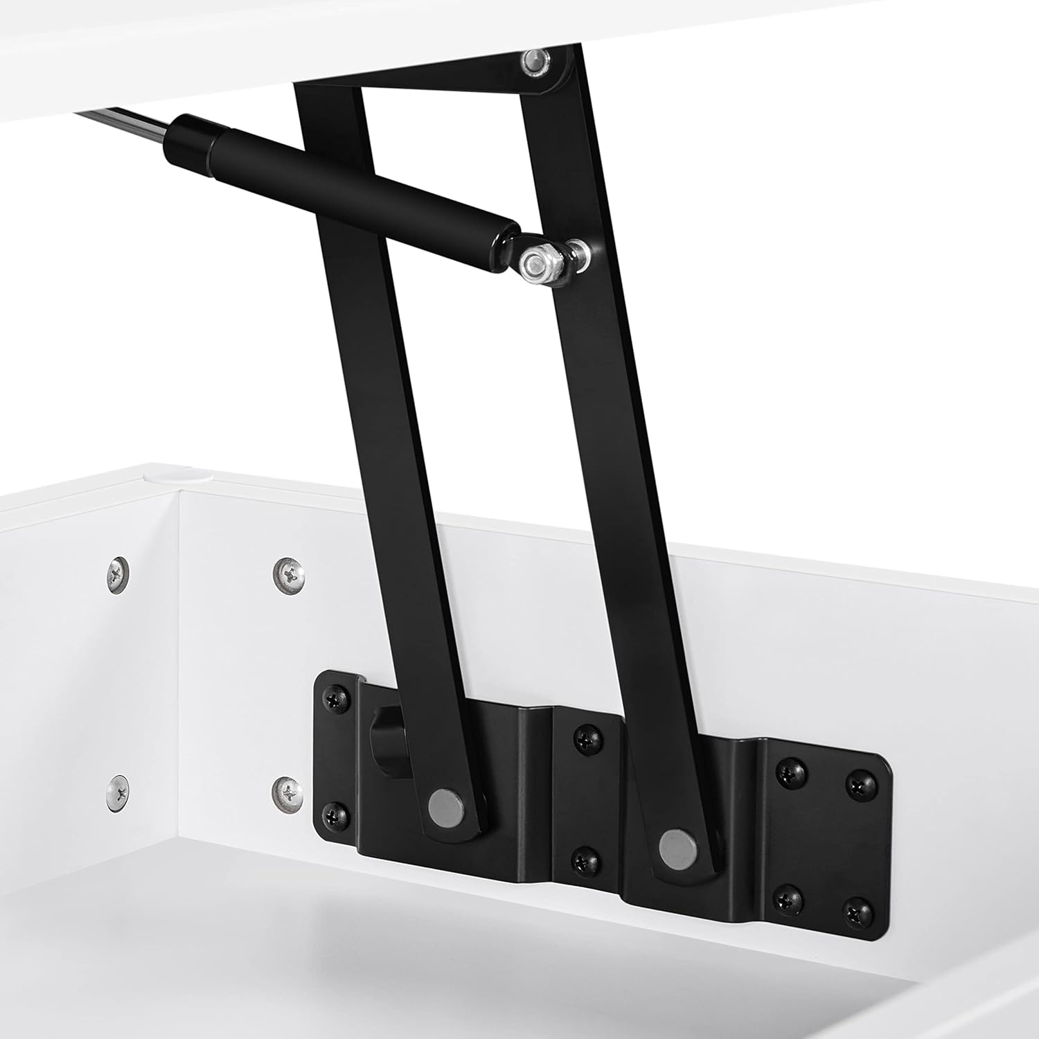 Yaheetech - Table basse avec plateau relevable, rangement, 98x50x42cm