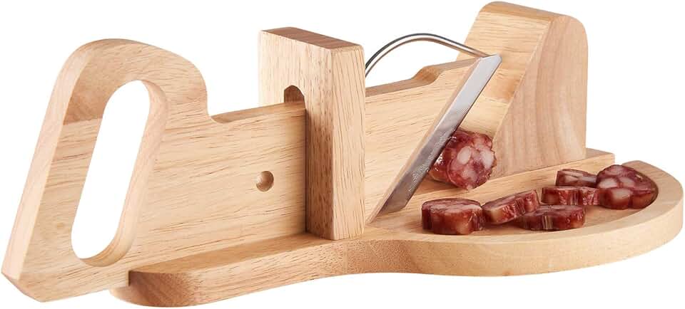 Laguiole - trancheuse à saucisson et charcuterie - plateau bois - compacte et précise