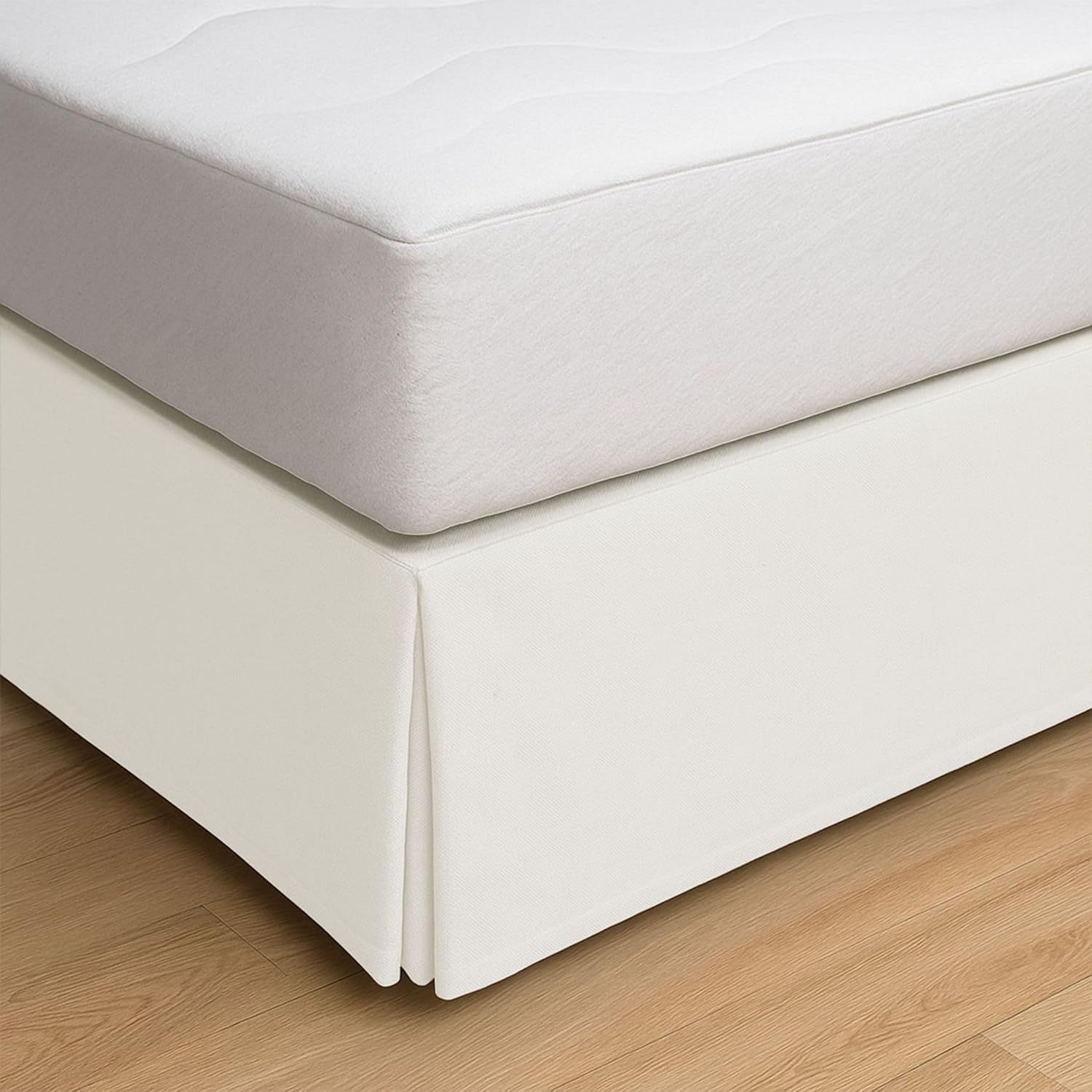 Couvre canapé lit - blanc, 135x190/200 cm, antidérapant, respirant, jupon