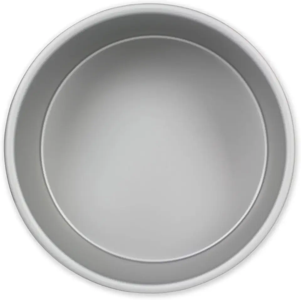 PME - Moule rond aluminium anodisé, 203x102 mm, argenté