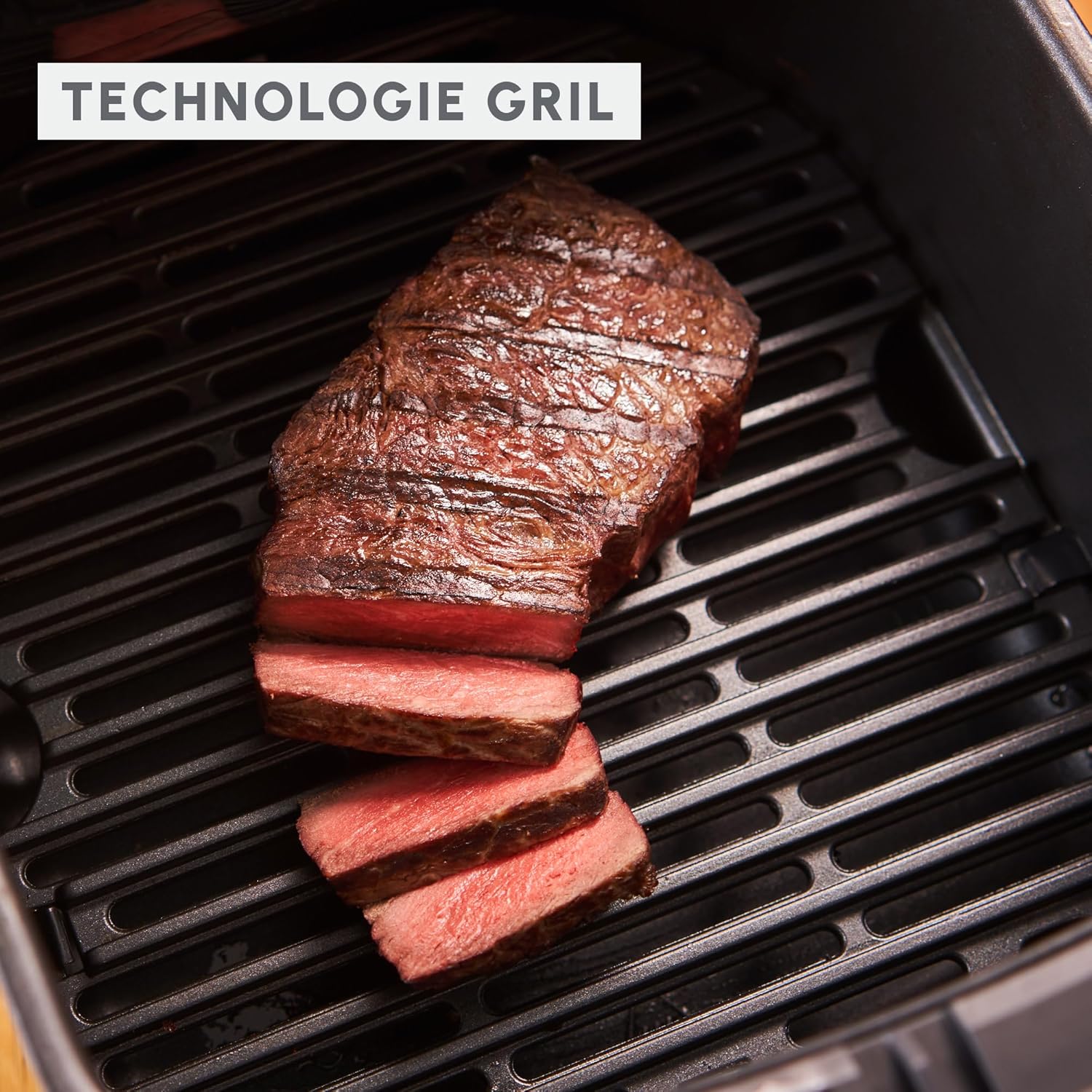 Moulinex - Easy Fry & Grill Vision - 4,6L - friteuse sans huile XL, écran tactile, fenêtre amovible, EZ506820