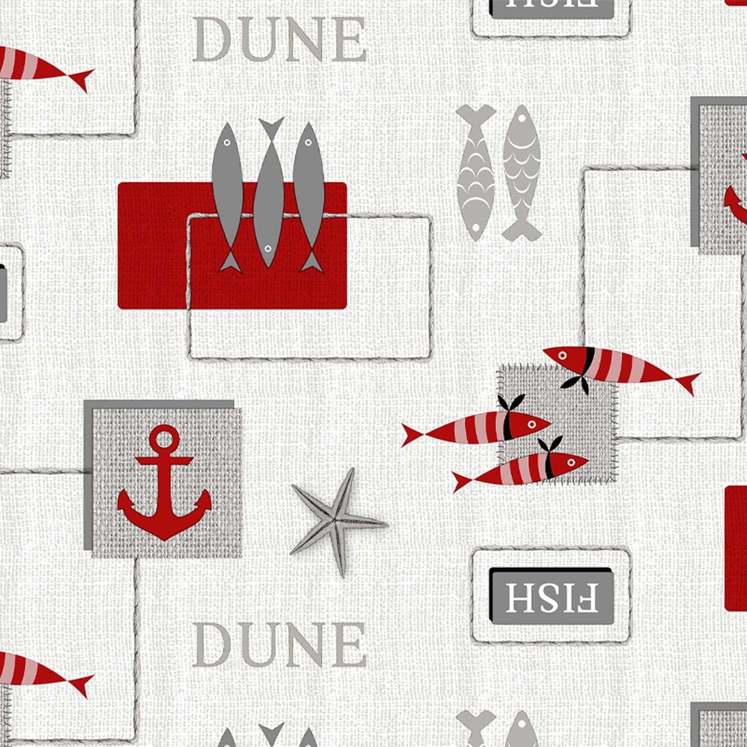 Nappe en toile cirée rectangulaire - 220x140 cm - anti-taches, imperméable, entretien facile