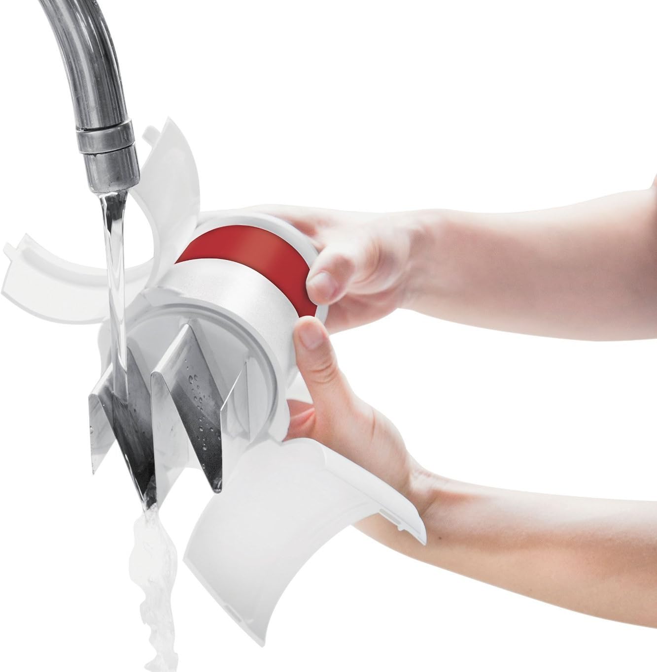 Zyliss - Zick Zick 2 - hachoir manuel, plastique/inox, facile à nettoyer, coupe légumes et fruits - E10402