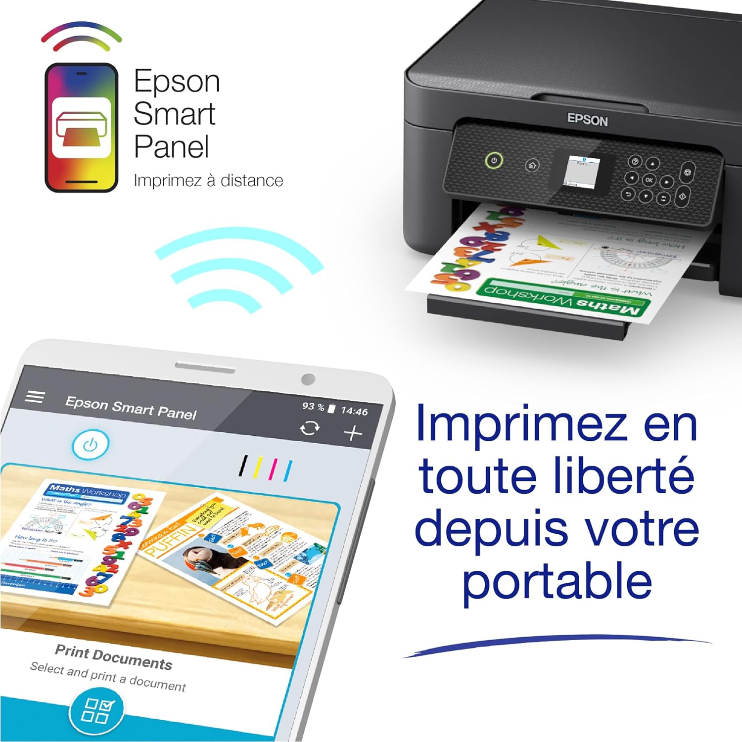 Epson - Expression XP-3200 - A4 - Jet d'encre multifonction, 3 mois d’encre offerts