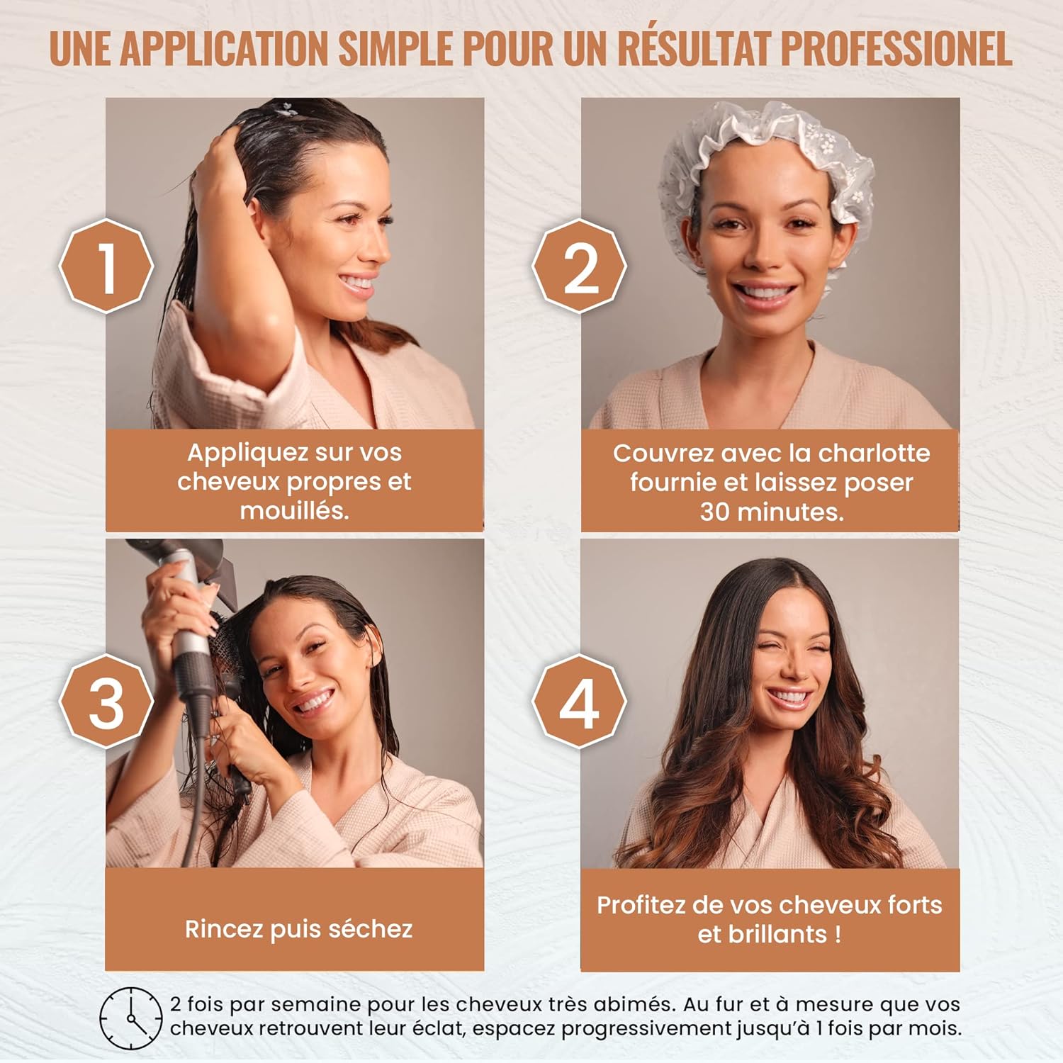 BOTOXPRO - Capillaire professionnel 1000ml - kératine, acide hyaluronique, tanin, musc blanc