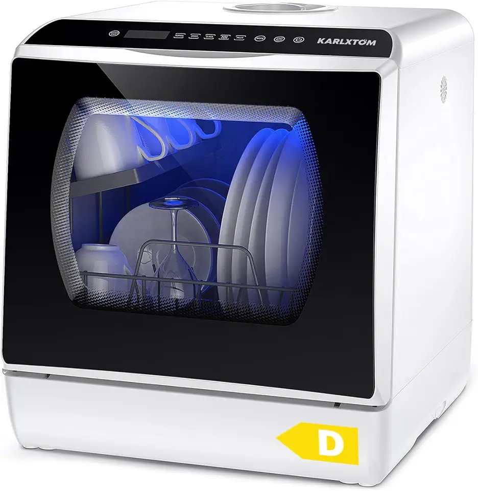 Karlxtom - lave-vaisselle de table - 45cm - LED, 6 programmes, soins bébé