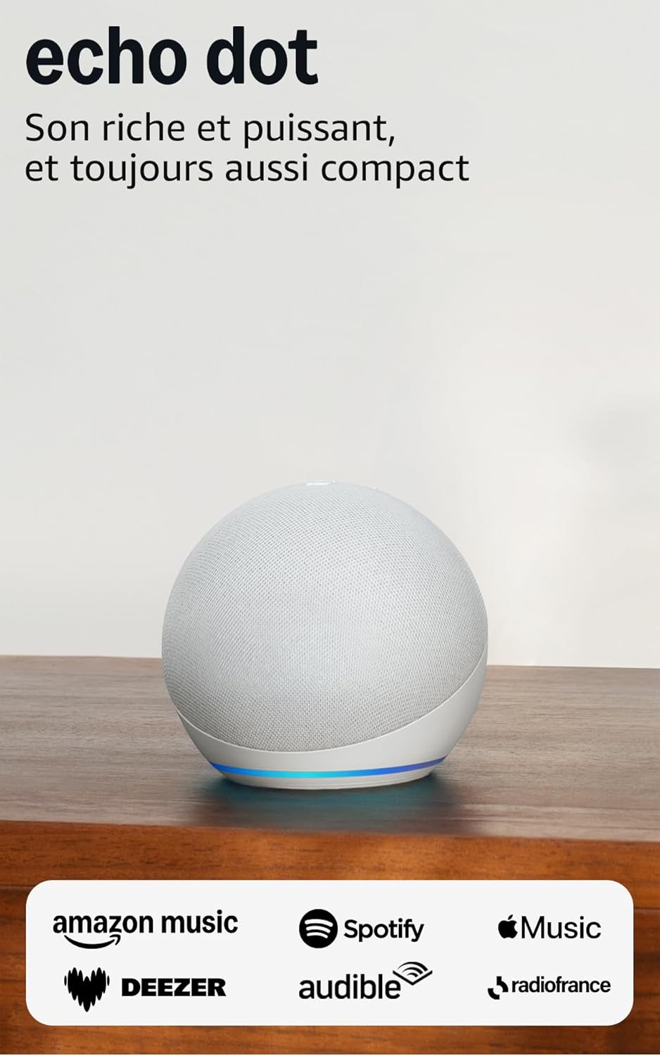 maxy-dealz - Echo Dot (Nouvelle génération) - Compact - Son puissant, Bluetooth, Wi-Fi, Alexa