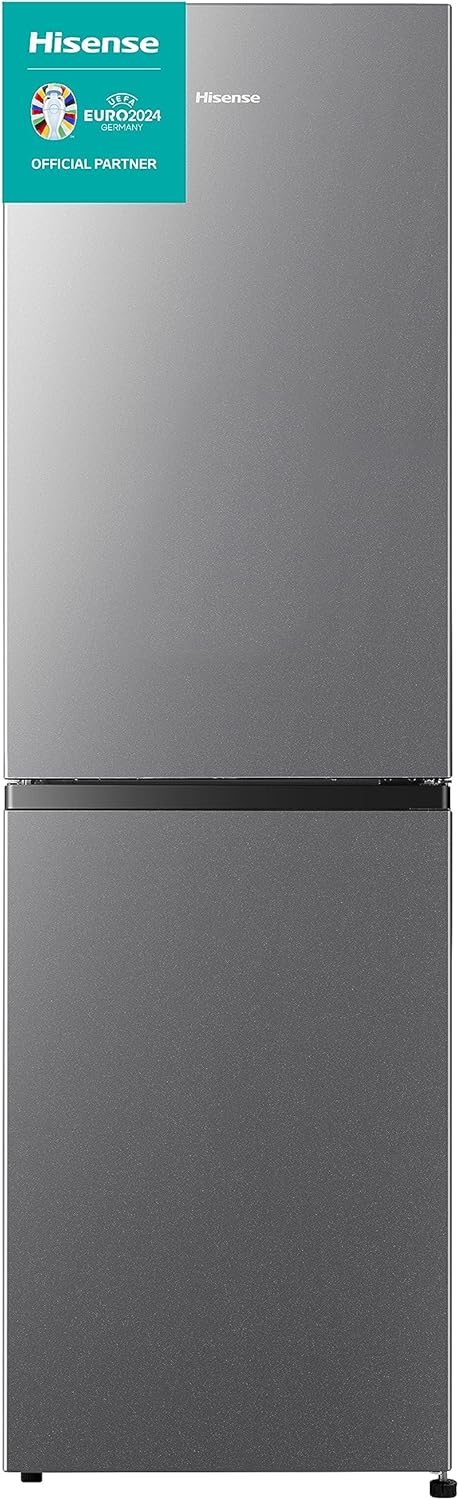 Hisense - RB327N4AD2 - 256L - réfrigérateur-congélateur, argent, autoportant, F