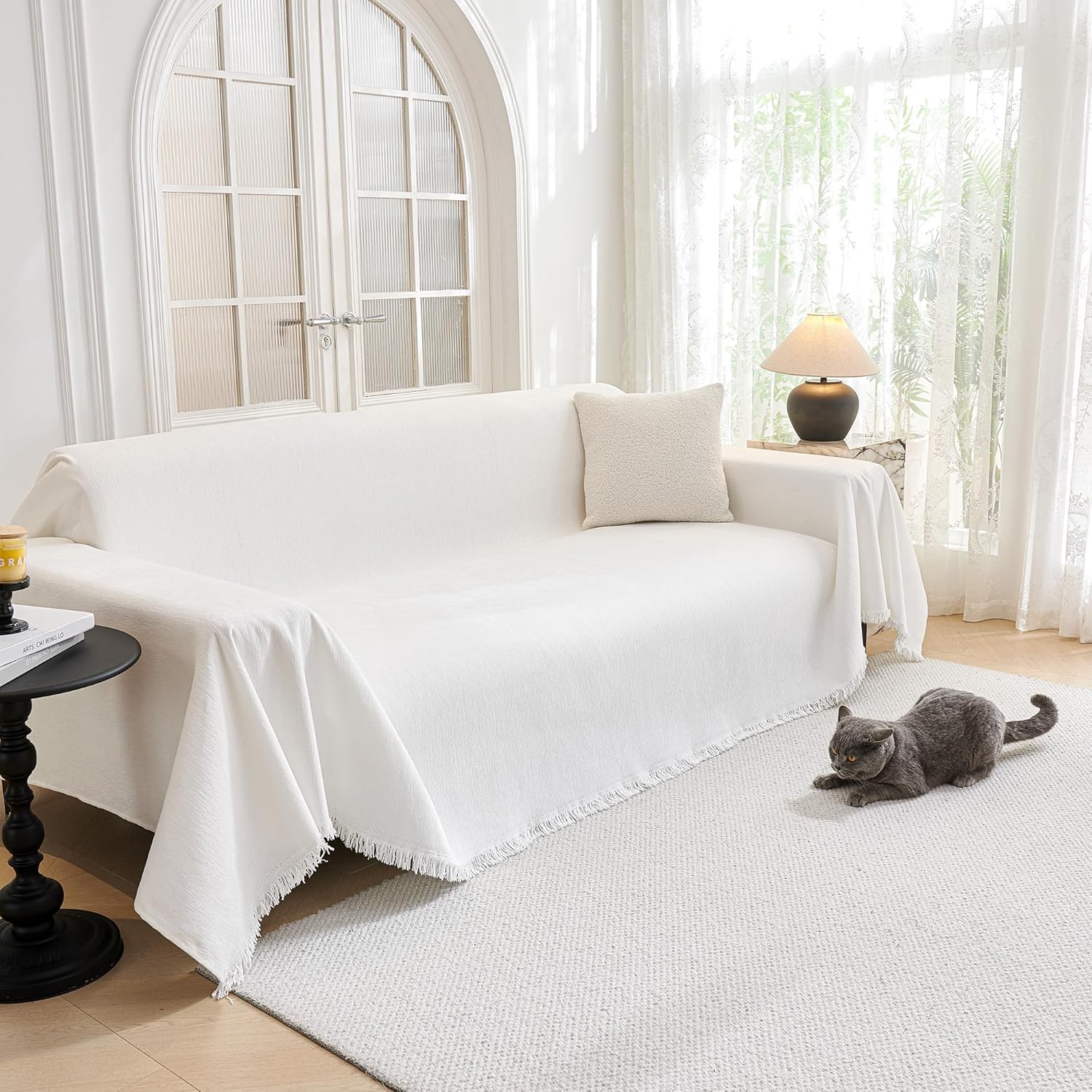 MYSKY HOME - housse canapé anti-rayures - 1/2/3/4 places - protection poils et griffes