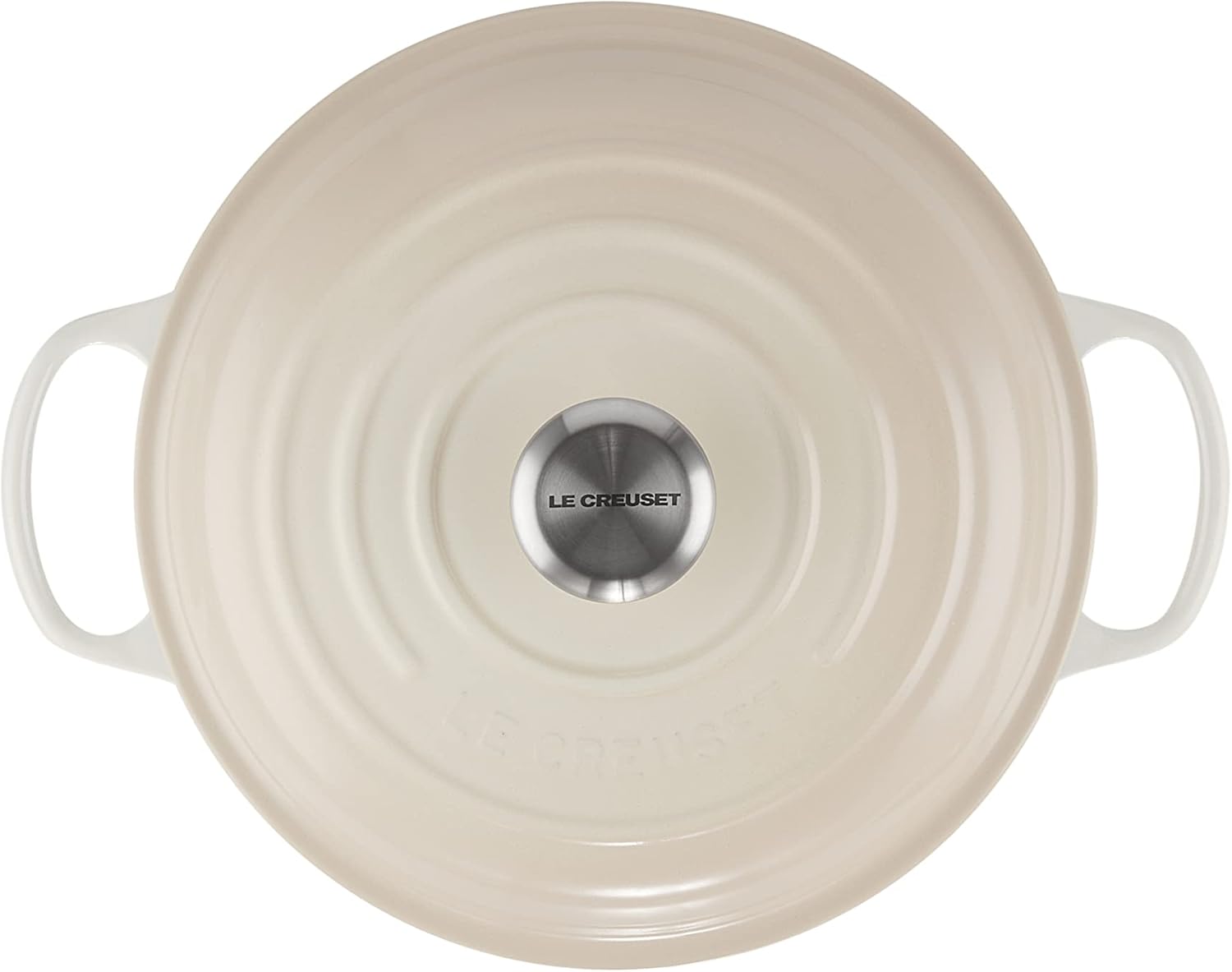 Le Creuset - Faitout Signature - 26 cm, 2 L, fonte émaillée, Meringue - 21180267164430