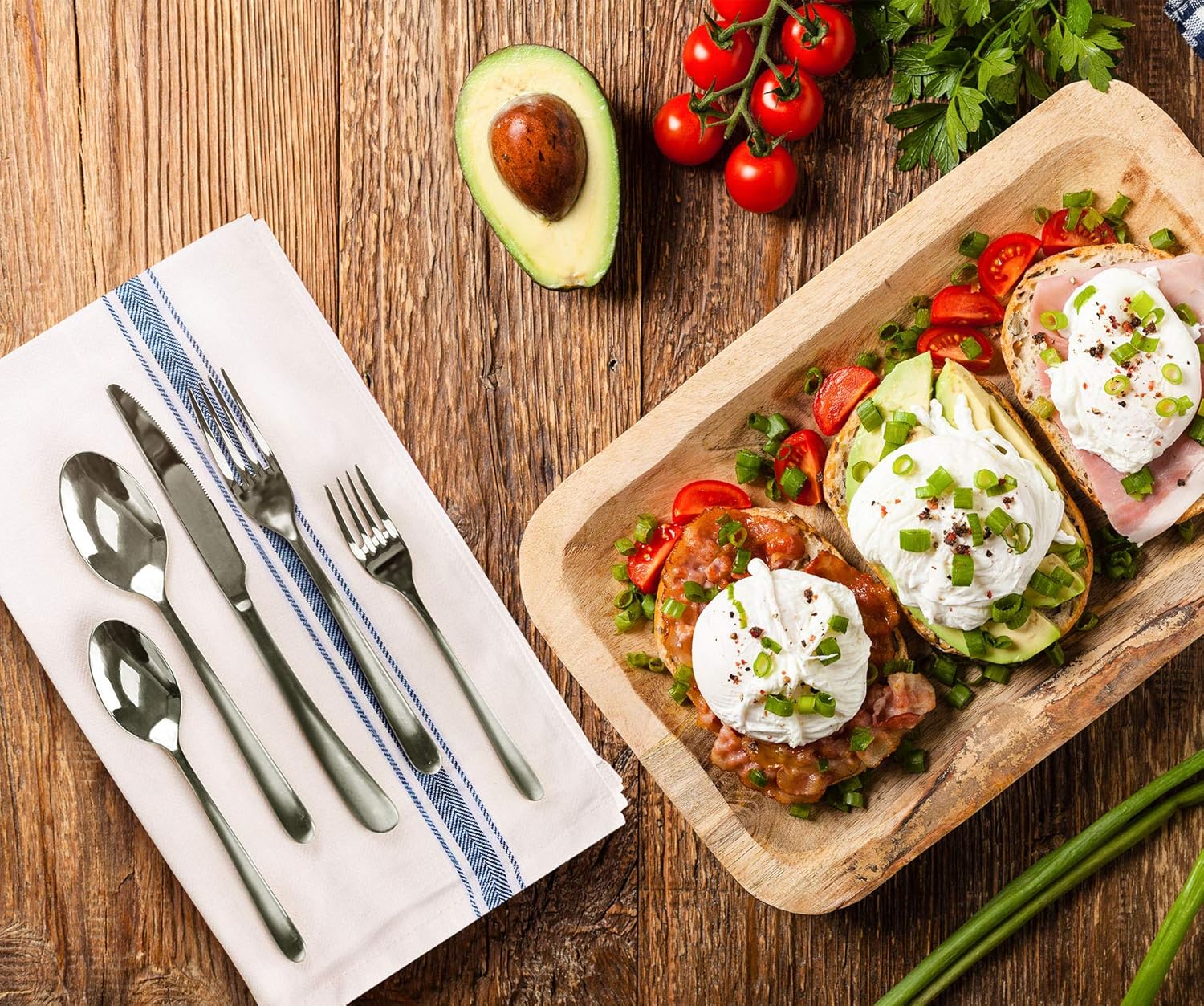 Utopia Towels - torchons cuisine 38x64cm - coton absorbant, lot 12