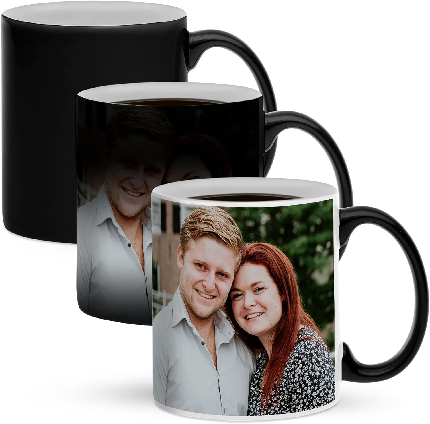 Mug magique personnalisé avec photo – 330ml, cadeau unique, céramique