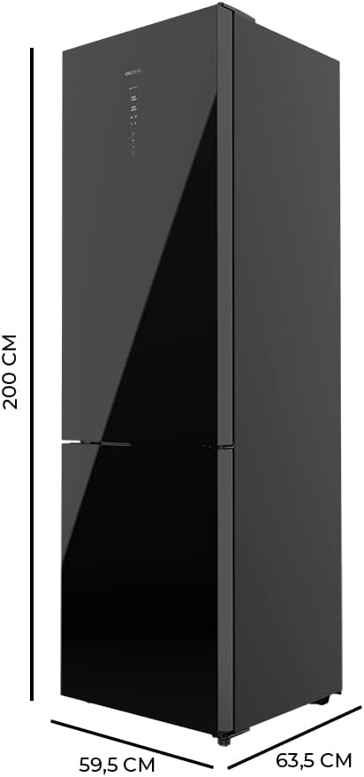 Cecotec - Bolero CoolMarket Combi - 200x60cm - 356L, No Frost, Multi Air Flow