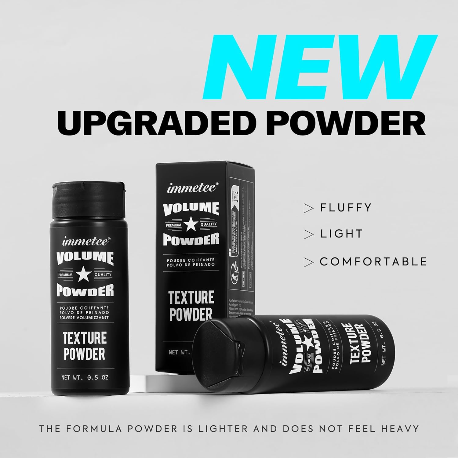 immetee - Hair Volume Powder - 10g - poudre volumisante, cheveux doux, effet racines