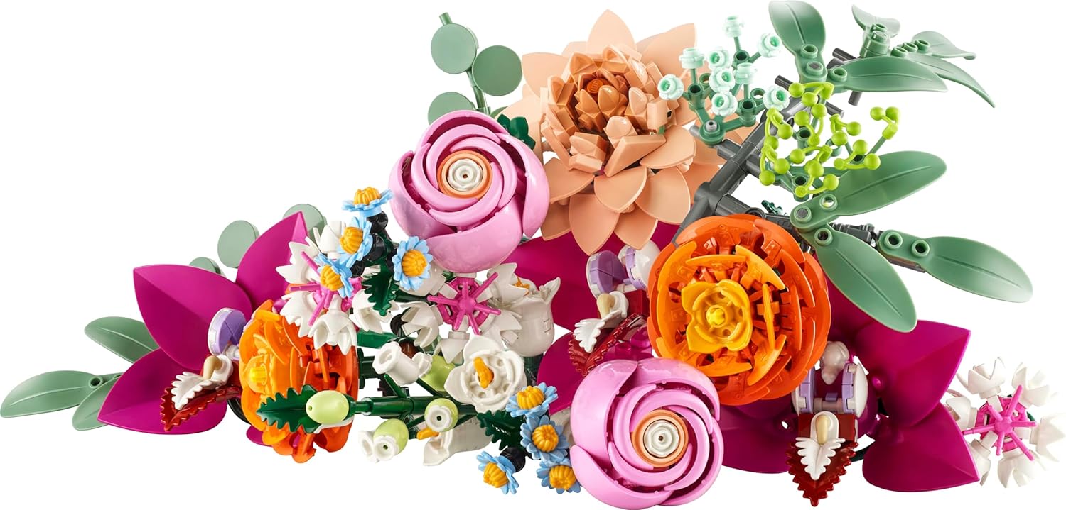 LEGO - Bouquet Botanicals - déco florale adulte, roses et marguerites - 10342