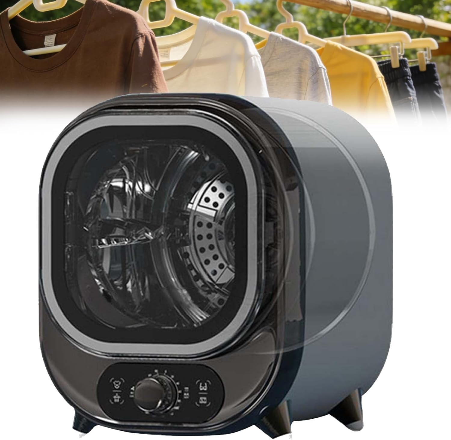 Mini sèche-linge - 0,8 kg - 7 modes, fixation murale ou plan, portable